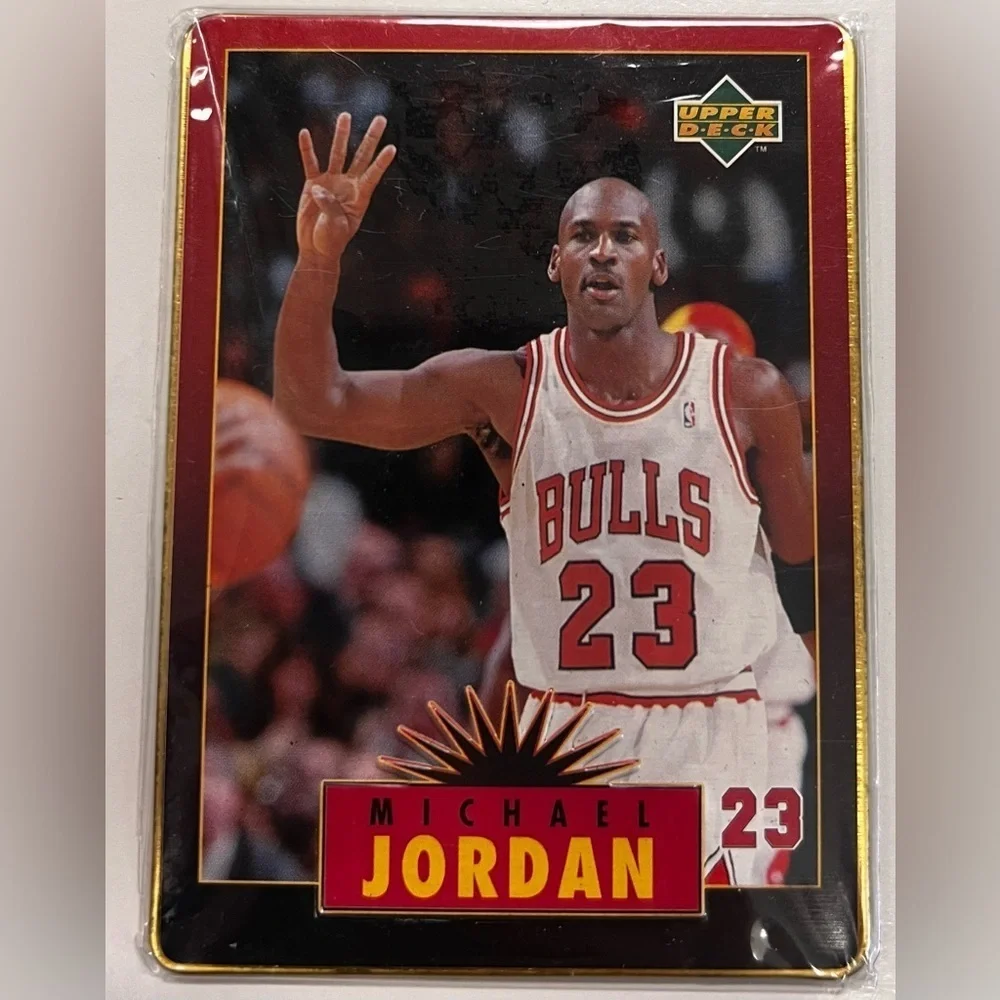 1996-97 Upper Deck Basketball Metal #5 Michael Jordan Chicago Bulls Sealed